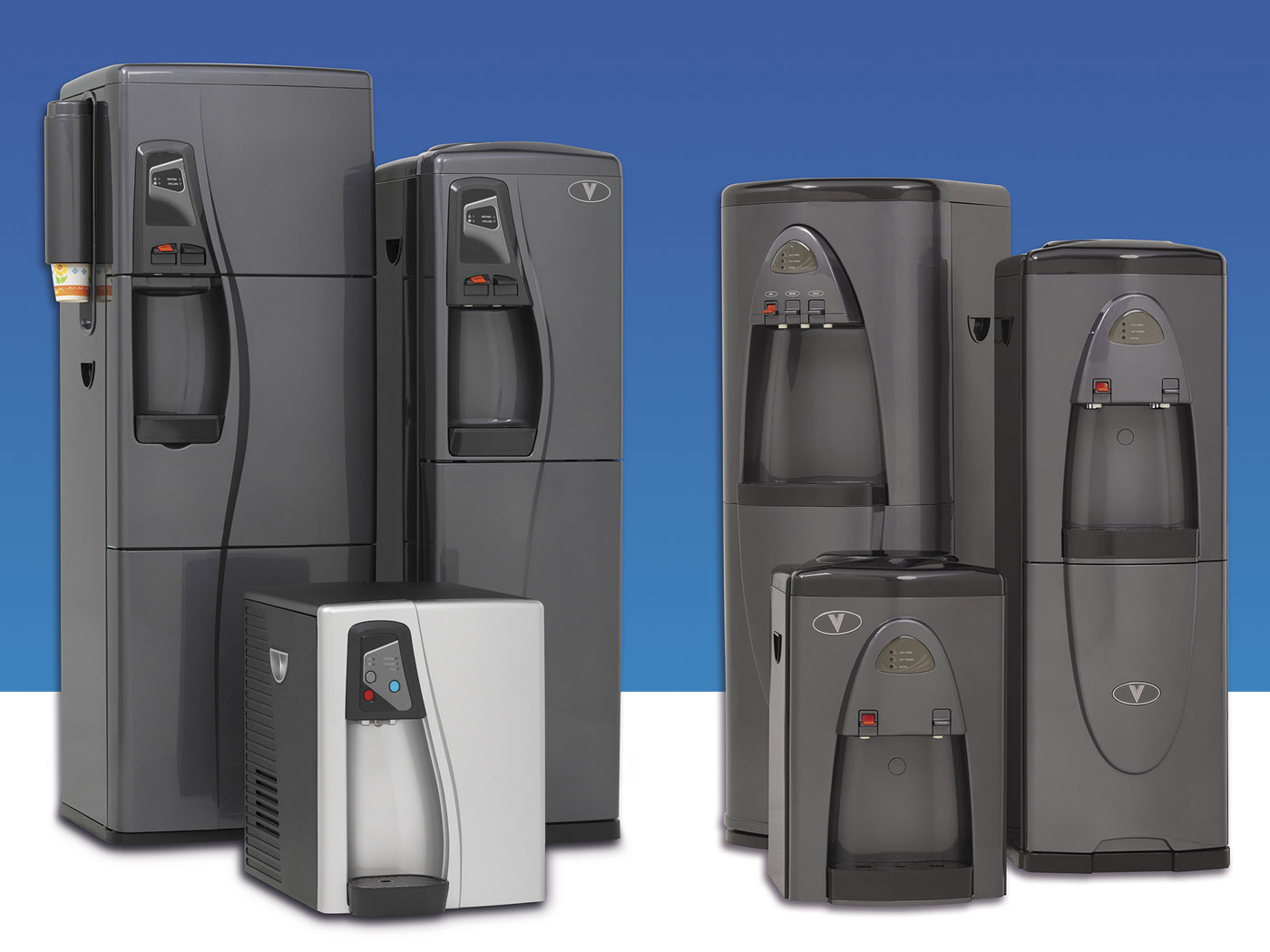 Bottle-less water cooler group